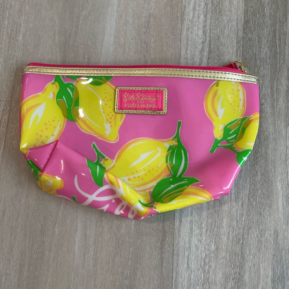 Lilly Pulitzer Bags | Lilly Pulitzer Estee Lauder Makeup Case Small Zip Bag - Picture 1 of 2